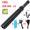 Telescopic Baton Defense Rechargeable Light