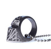 Self Defense Ring With Necklace